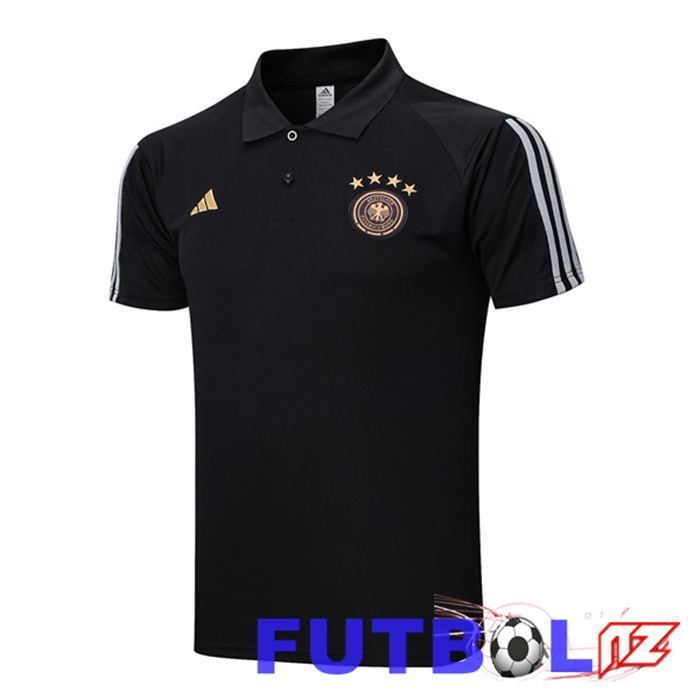 Camiseta Polo Alemania Negro 2023/2024