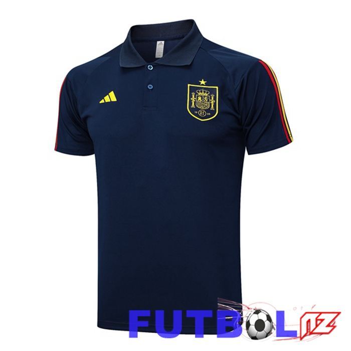 Camiseta Polo España Azul Real 2023/2024 Camiseta Polo España Azul Real 2023/2024