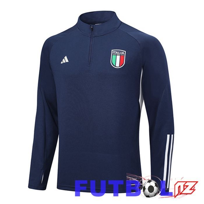 Sudadera De Entrenamiento Italia Azul Real 2023/2024