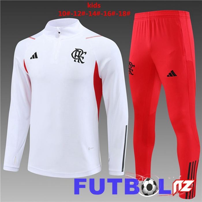 Chandal Equipos De Futbol Flamengo Ninos Blanco 2023/2024 Chandal Equipos De Futbol Flamengo Ninos Blanco 2023/2024