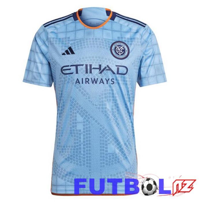 Camisetas De Futbol New York City Primera Azul 2023/2024