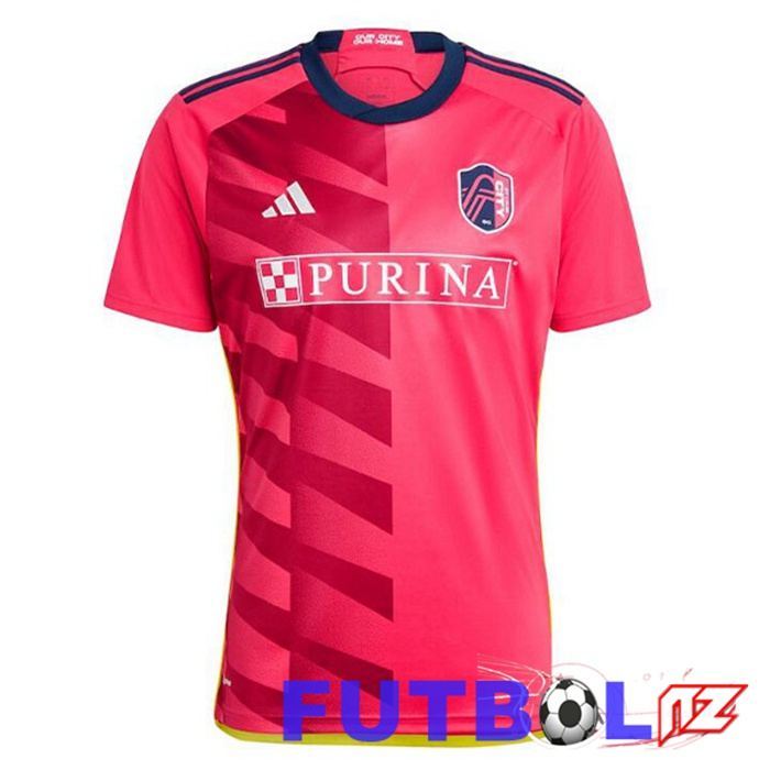 Camisetas De Futbol St.Louis City FC Primera Rojo 2023/2024 Camisetas De Futbol St.Louis City FC Primera Rojo 2023/2024