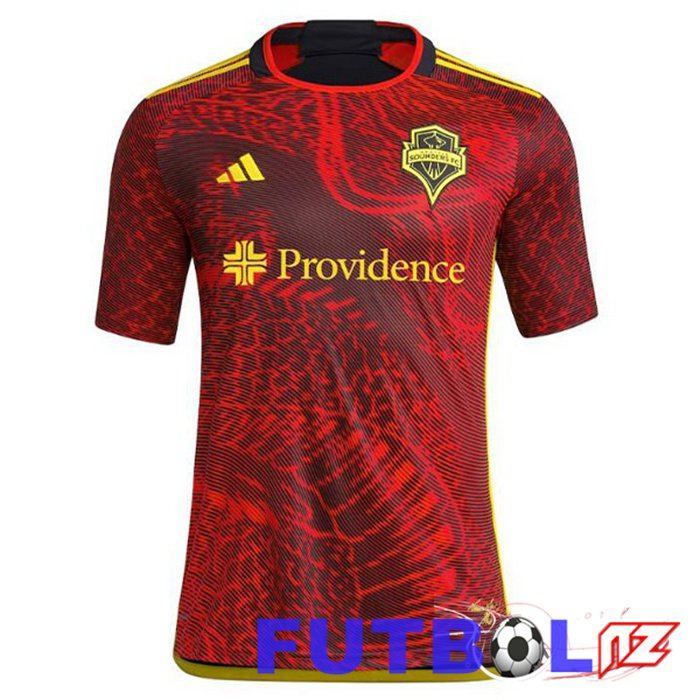 Camisetas De Futbol Seattle Sounders FC Segunda Rojo 2023/2024 Camisetas De Futbol Seattle Sounders FC Segunda Rojo 2023/2024