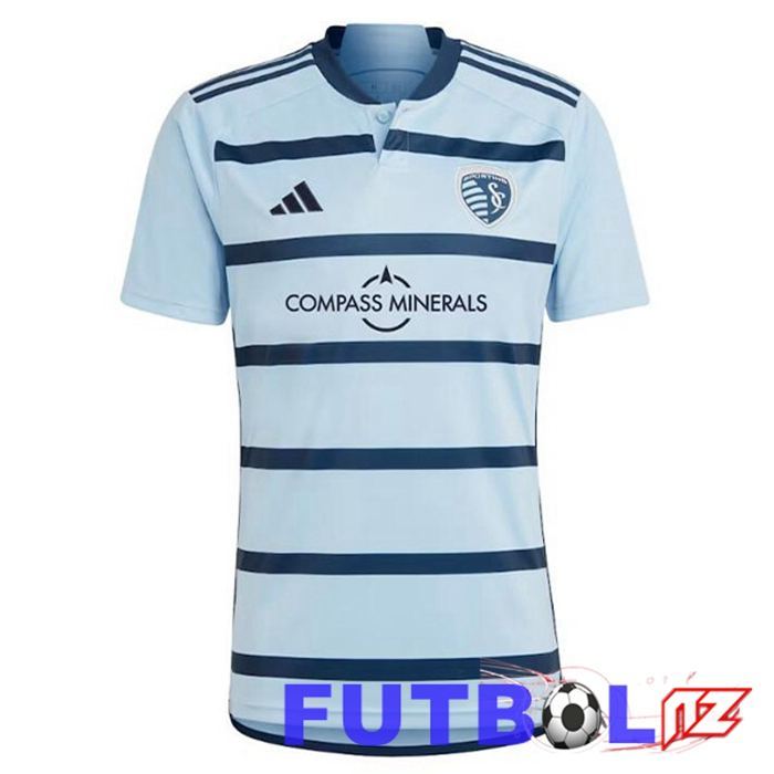 Camisetas De Futbol Sporting Kansas City Primera Azul 2023/2024