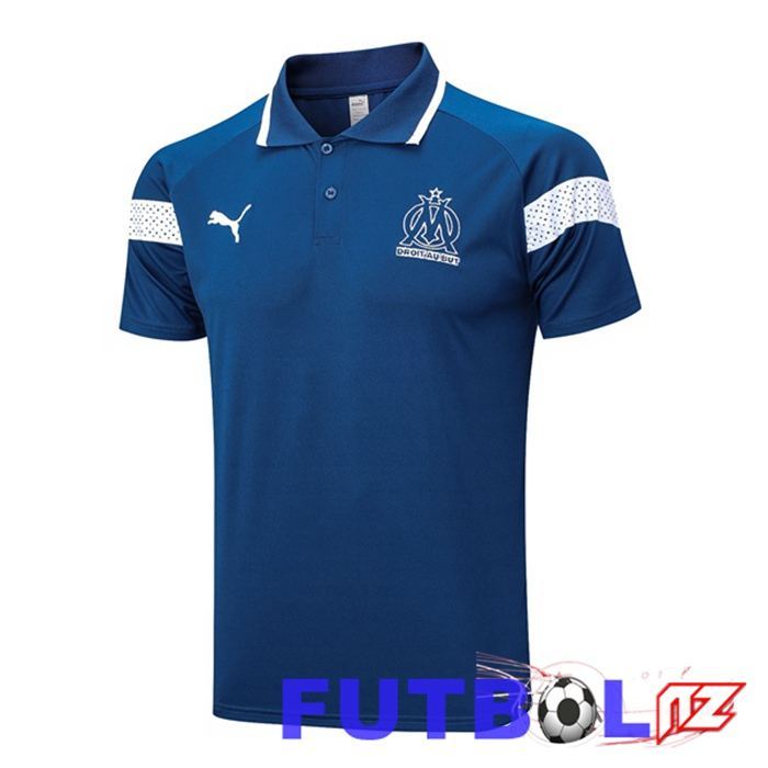 Camiseta Polo Marsella OM Azul 2023/2024