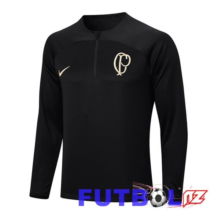 Sudadera De Entrenamiento Corinthians Negro 2023/2024