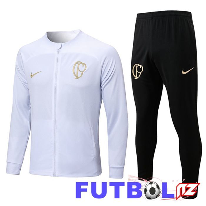 Chandal Equipos De Futbol - Chaqueta Corinthians Blanco 2023/2024