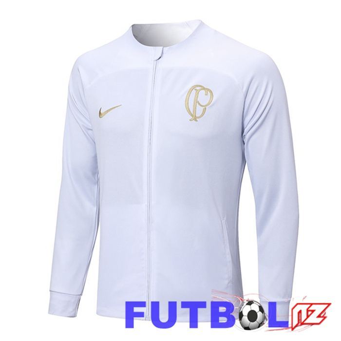 Chaquetas Futbol Corinthians Blanco 2023/2024 Chaquetas Futbol Corinthians Blanco 2023/2024