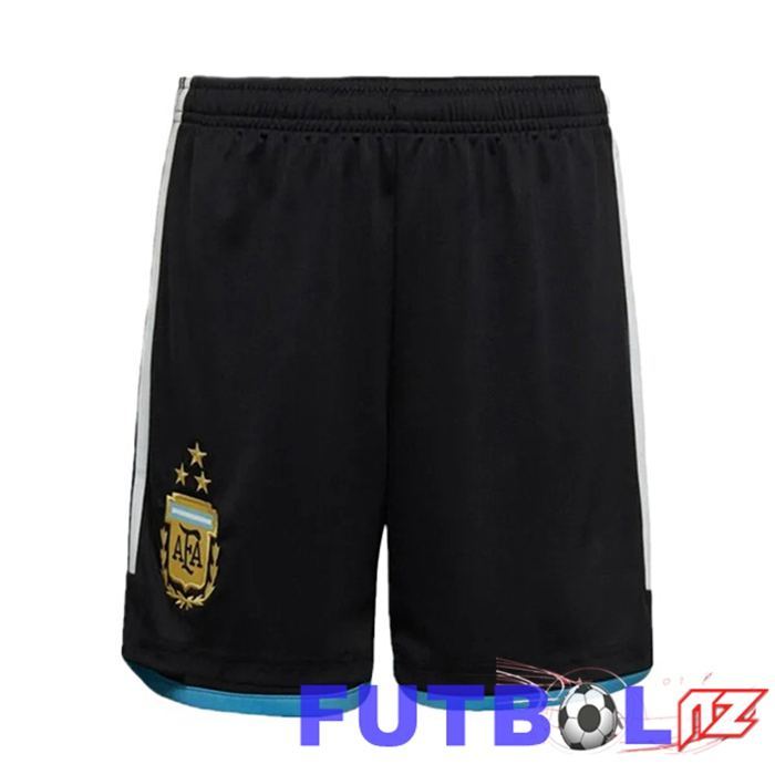Cortos De Futbol Argentina 3 Stars Primera Negro 2022/2023 Cortos De Futbol Argentina 3 Stars Primera Negro 2022/2023