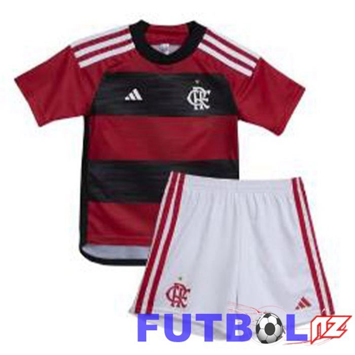 Camisetas De Futbol Flamengo Ninos Primera Rojo 2023/2024
