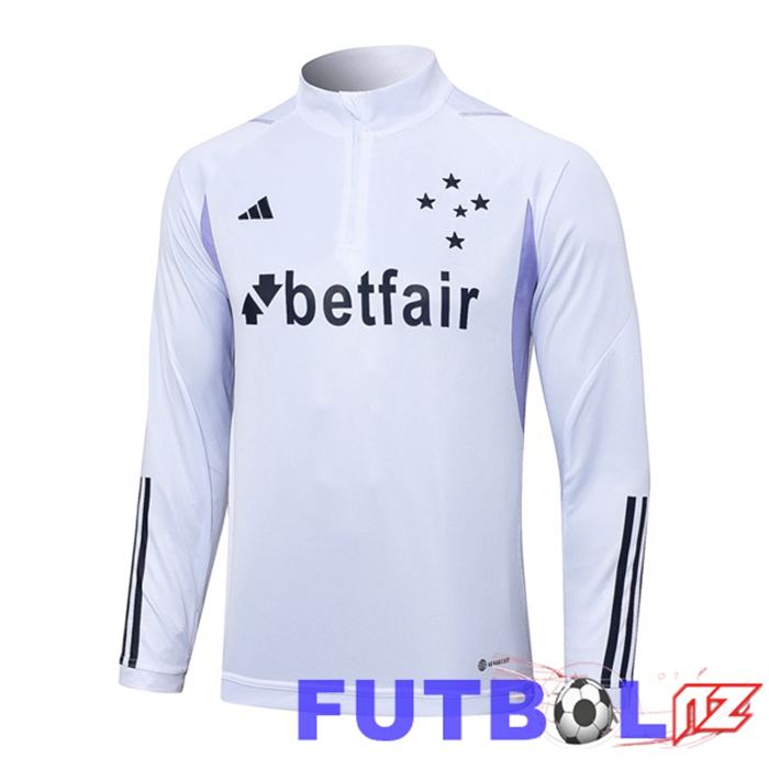 Sudadera De Entrenamiento Cruzeiro EC Blanco 2023/2024