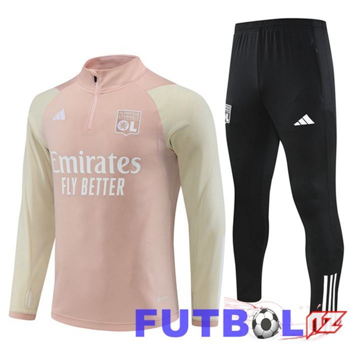 Chandal Equipos De Futbol Lyon OL Rosado 2023/2024