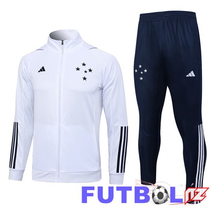 Chandal Equipos De Futbol - Chaqueta Cruzeiro EC Blanco 2023/2024