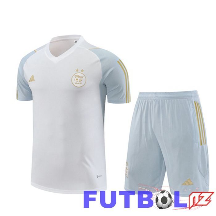 Camiseta Entrenamiento Argelia + Cortos Blanco 2023/2024