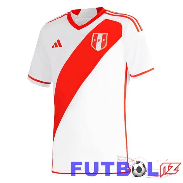 Camisetas De Futbol Perú Primera Blanco 2023/2024 Camisetas De Futbol Perú Primera Blanco 2023/2024