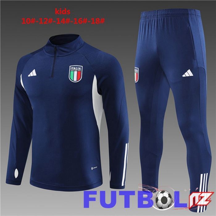 Chandal Equipos De Futbol Italia Ninos Azul Real 2023/2024