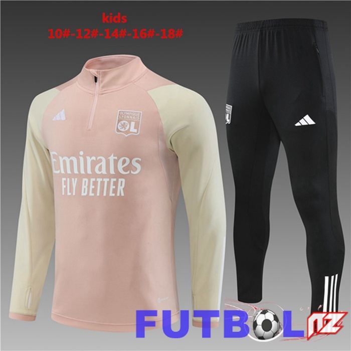 Chandal Equipos De Futbol Lyon OL Ninos Rosado 2023/2024