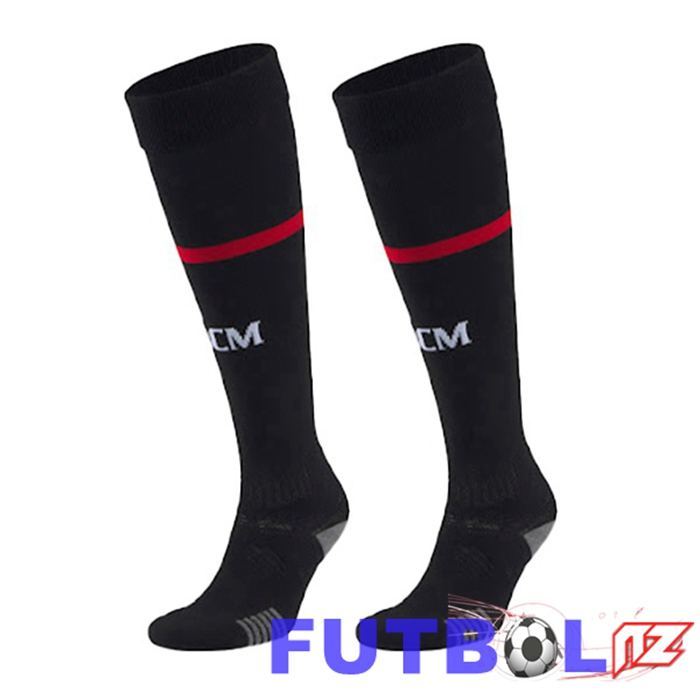 Calcetines De Futbol AC Milan Cuarta Negro 2022/2023