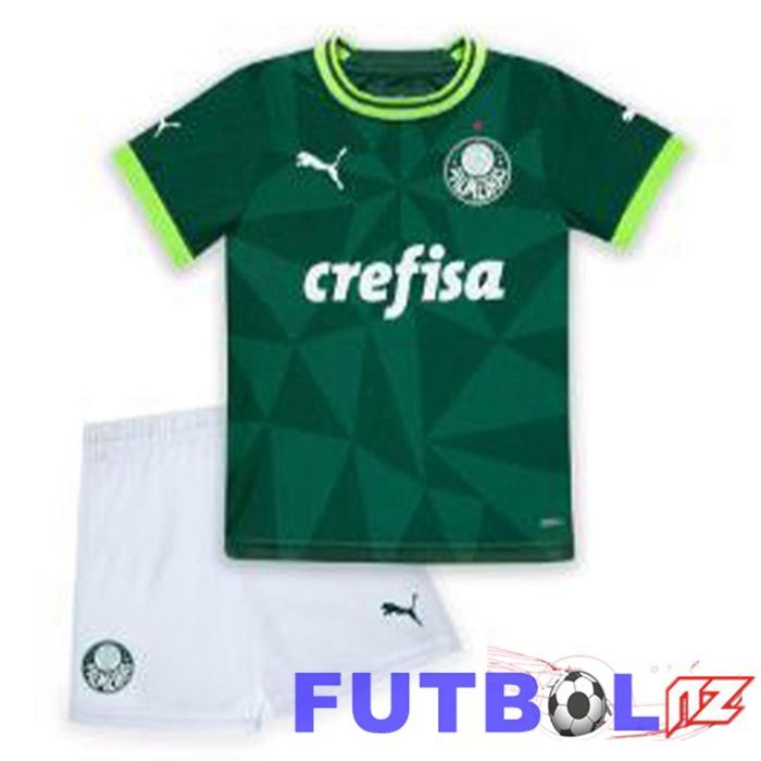 Camisetas De Futbol Palmeiras Ninos Primera Verde 2023/2024