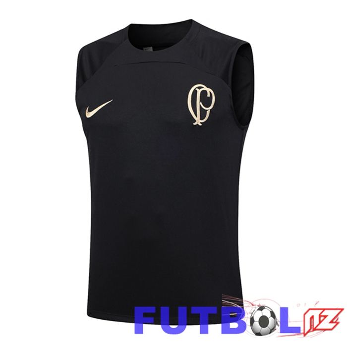 Chaleco De Futbol Corinthians Negro 2023/2024