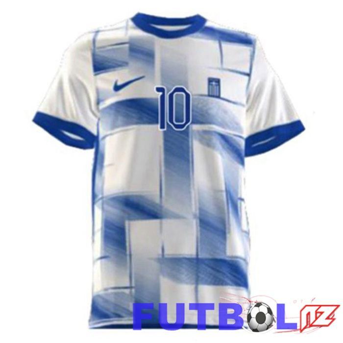 Camisetas De Futbol Grecia Primera Azul Blanco 2023/2024
