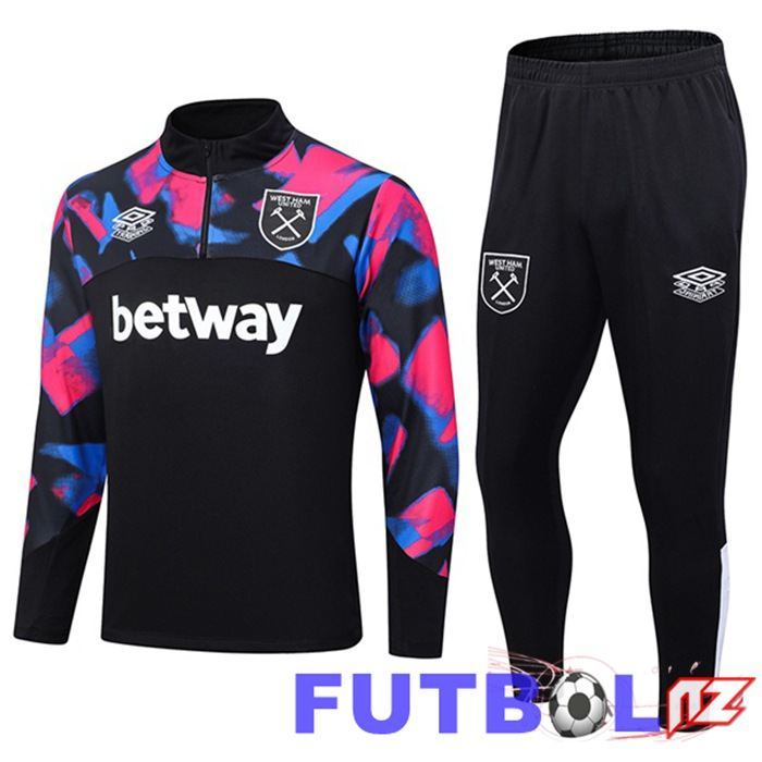 Chandal Equipos De Futbol West Ham Negro 2023/2024 Chandal Equipos De Futbol West Ham Negro 2023/2024
