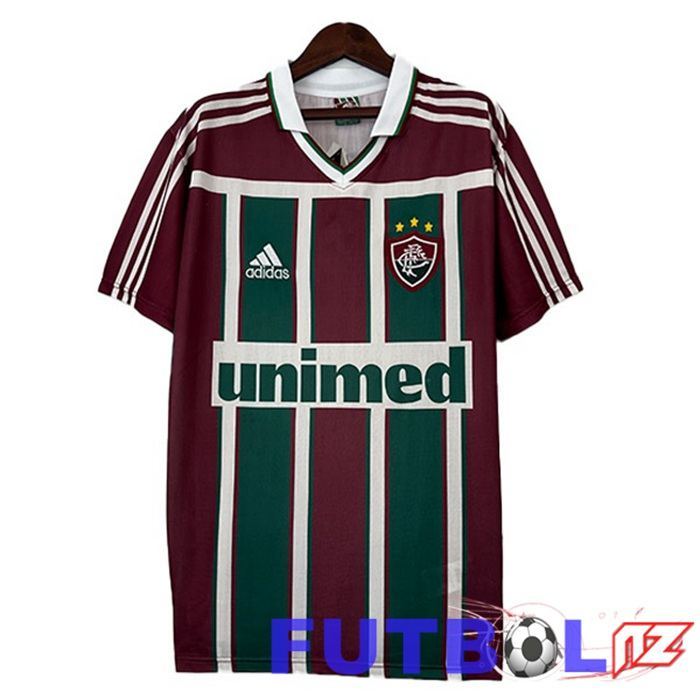 Camisetas De Futbol Fluminense Retro Primera Rojo Verde 2003