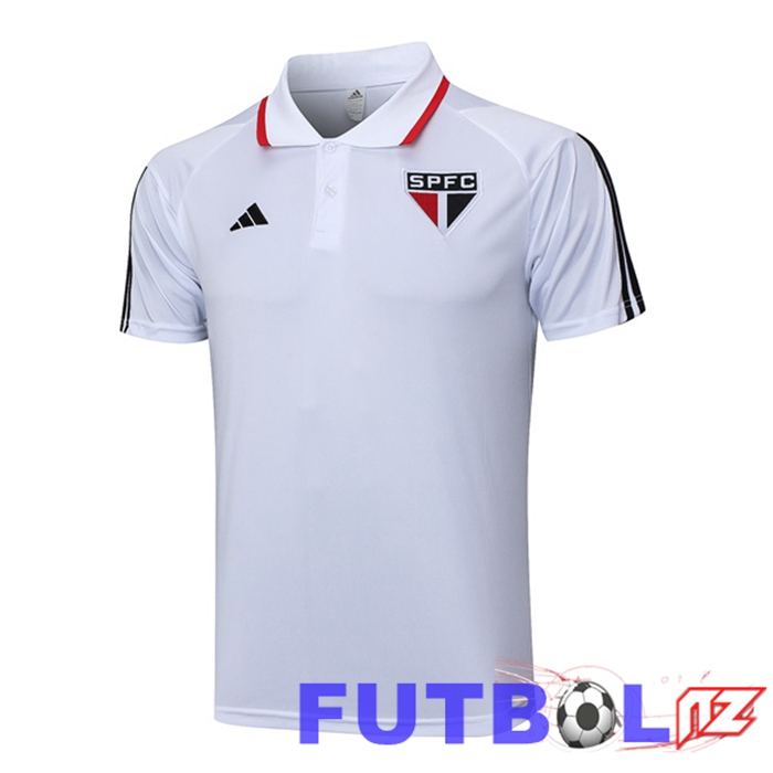 Camiseta Polo Sao Paulo FC Blanco 2023/2024