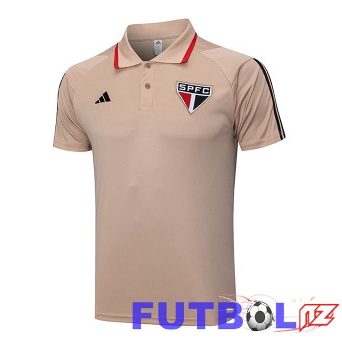 Camiseta Polo Sao Paulo FC Marrón 2023/2024
