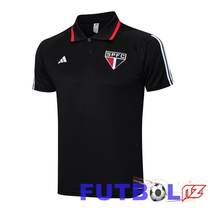 Camiseta Polo Sao Paulo FC Negro 2023/2024