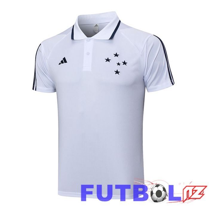 Camiseta Polo Cruzeiro EC Blanco 2023/2024