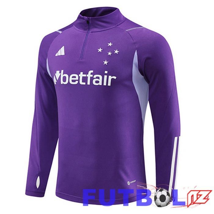 Sudadera De Entrenamiento Cruzeiro EC Púrpura 2023/2024