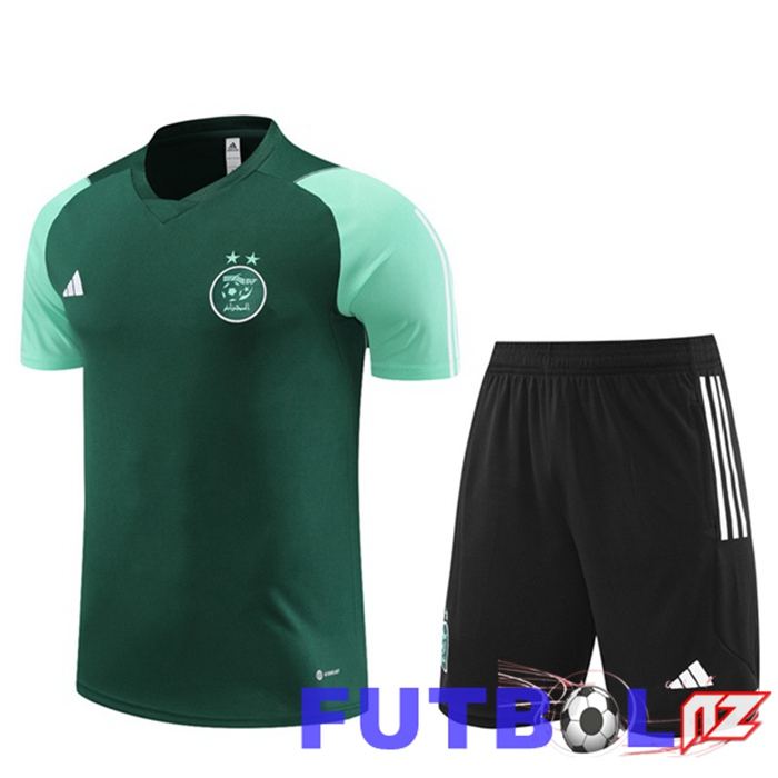 Camiseta Entrenamiento Argelia + Pantaloncini Verde 2023/2024
