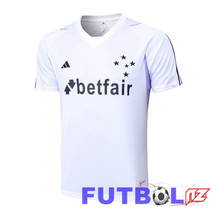 Camiseta Entrenamiento Cruzeiro EC Blanco 2023/2024