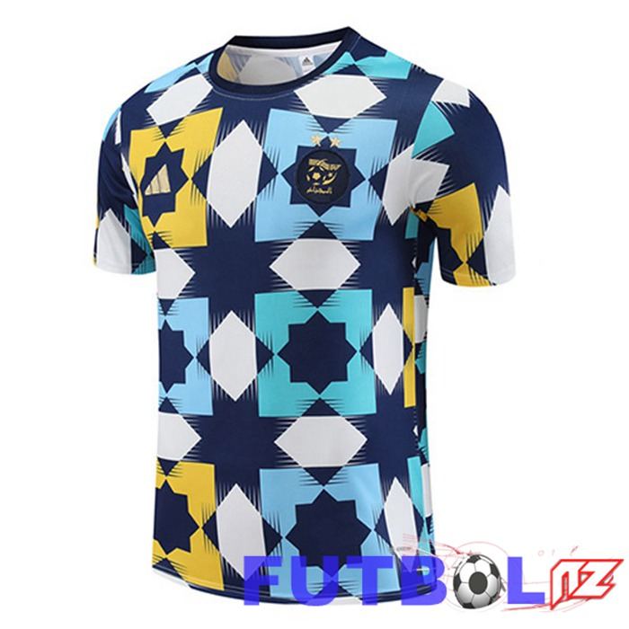 Camiseta Entrenamiento Argelia Blanco Azul 2023/2024