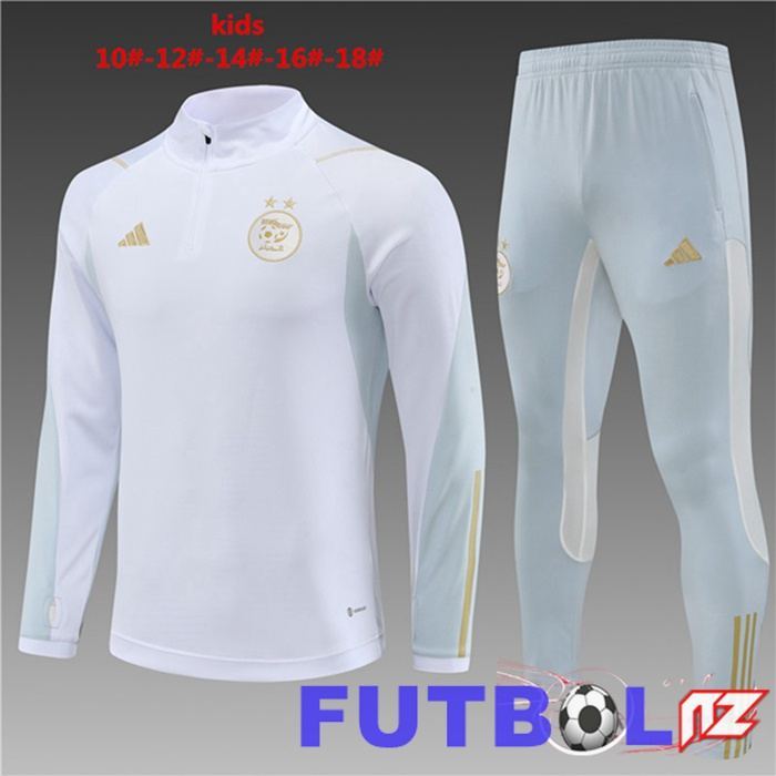 Chandal Equipos De Futbol Argelia Ninos Blanco 2023/2024