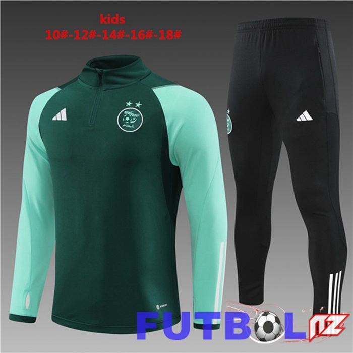Chandal Equipos De Futbol Argelia Ninos Verde 2023/2024