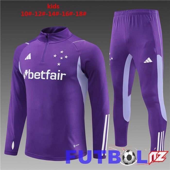 Chandal Equipos De Futbol Cruzeiro EC Ninos Púrpura 2023/2024