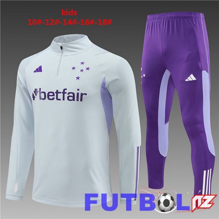 Chandal Equipos De Futbol Cruzeiro EC Ninos Gris 2023/2024