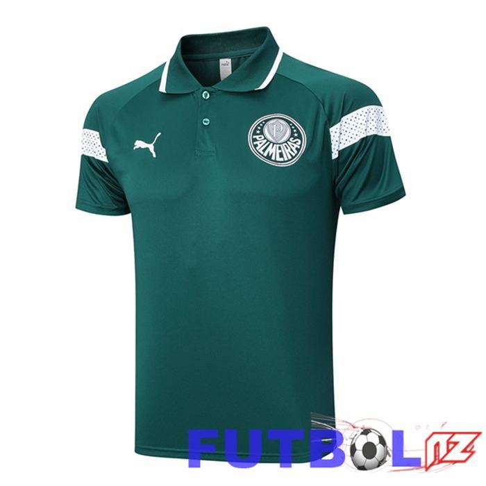 Camiseta Polo Palmeiras Verde 2023/2024 Camiseta Polo Palmeiras Verde 2023/2024