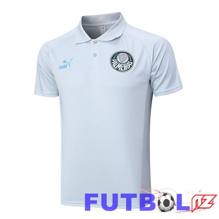 Camiseta Polo Palmeiras Gris 2023/2024 Camiseta Polo Palmeiras Gris 2023/2024