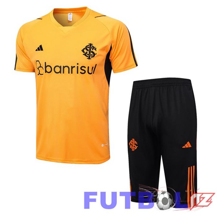 Camiseta Entrenamiento SC Internacional + Cortos Naranja 2023/2024