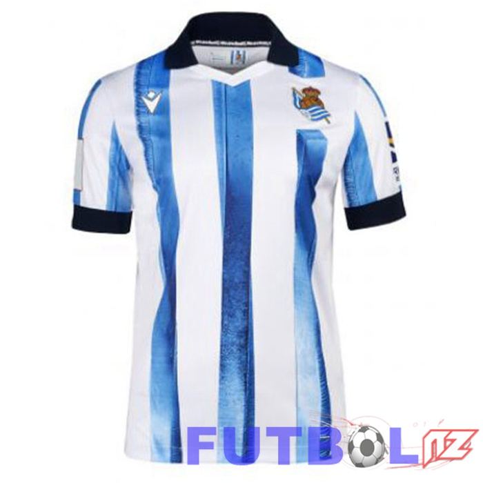 Camisetas De Futbol Real Sociedad Primera Rojo Blanco 2023/2024