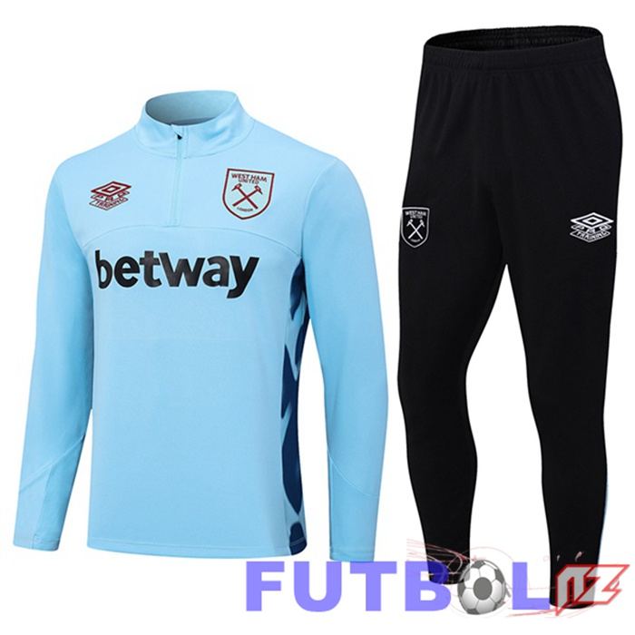 Chandal Equipos De Futbol West Ham Azul 2023/2024 Chandal Equipos De Futbol West Ham Azul 2023/2024