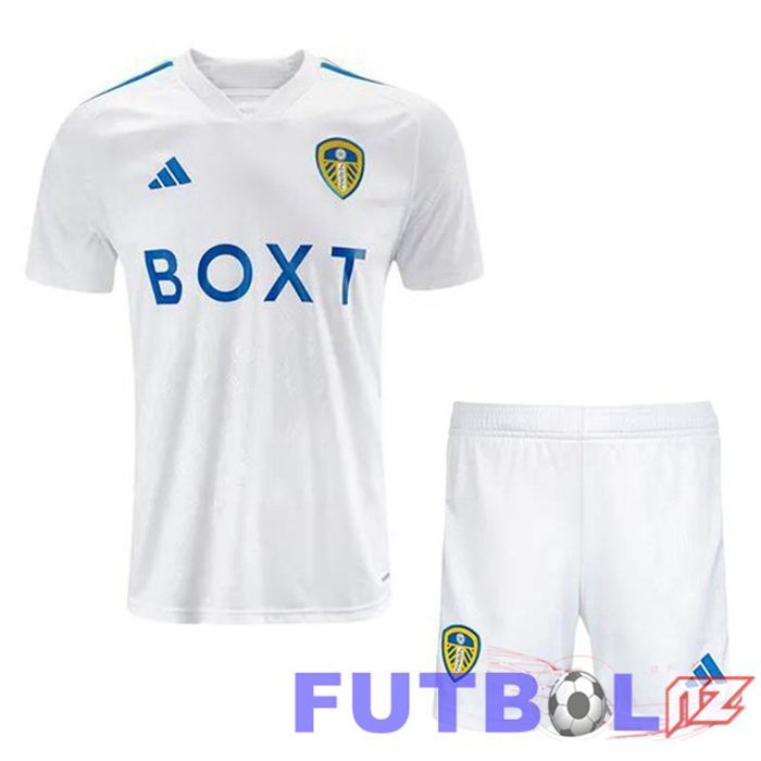 Camisetas De Futbol Leeds United Ninos Primera Blanco 2023/2024