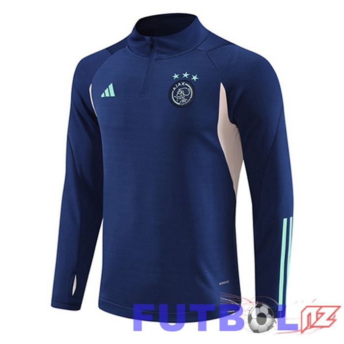 Sudadera De Entrenamiento AFC Ajax Azul Real 2023/2024