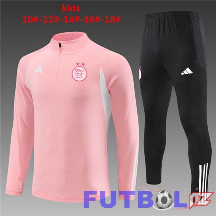 Chandal Equipos De Futbol Argelia Ninos Rosado 2023/2024