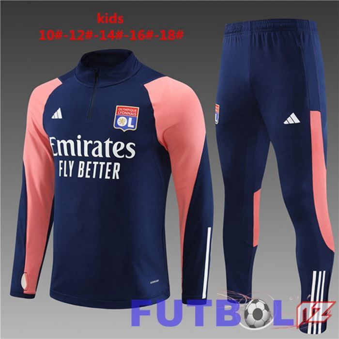 Chandal Equipos De Futbol Lyon OL Ninos Azul Real 2023/2024