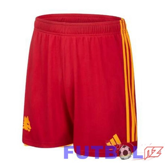 Cortos De Futbol AS Roma Primera Rojo 2023/2024