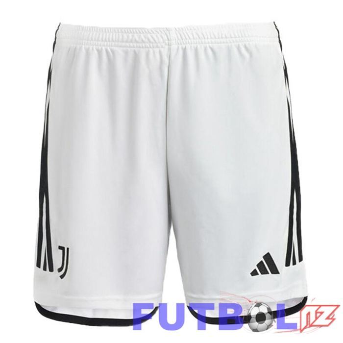 Cortos De Futbol Juventus Segunda Blanco 2023/2024
